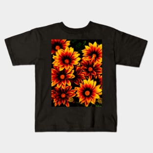 Gazania Flowers Kids T-Shirt